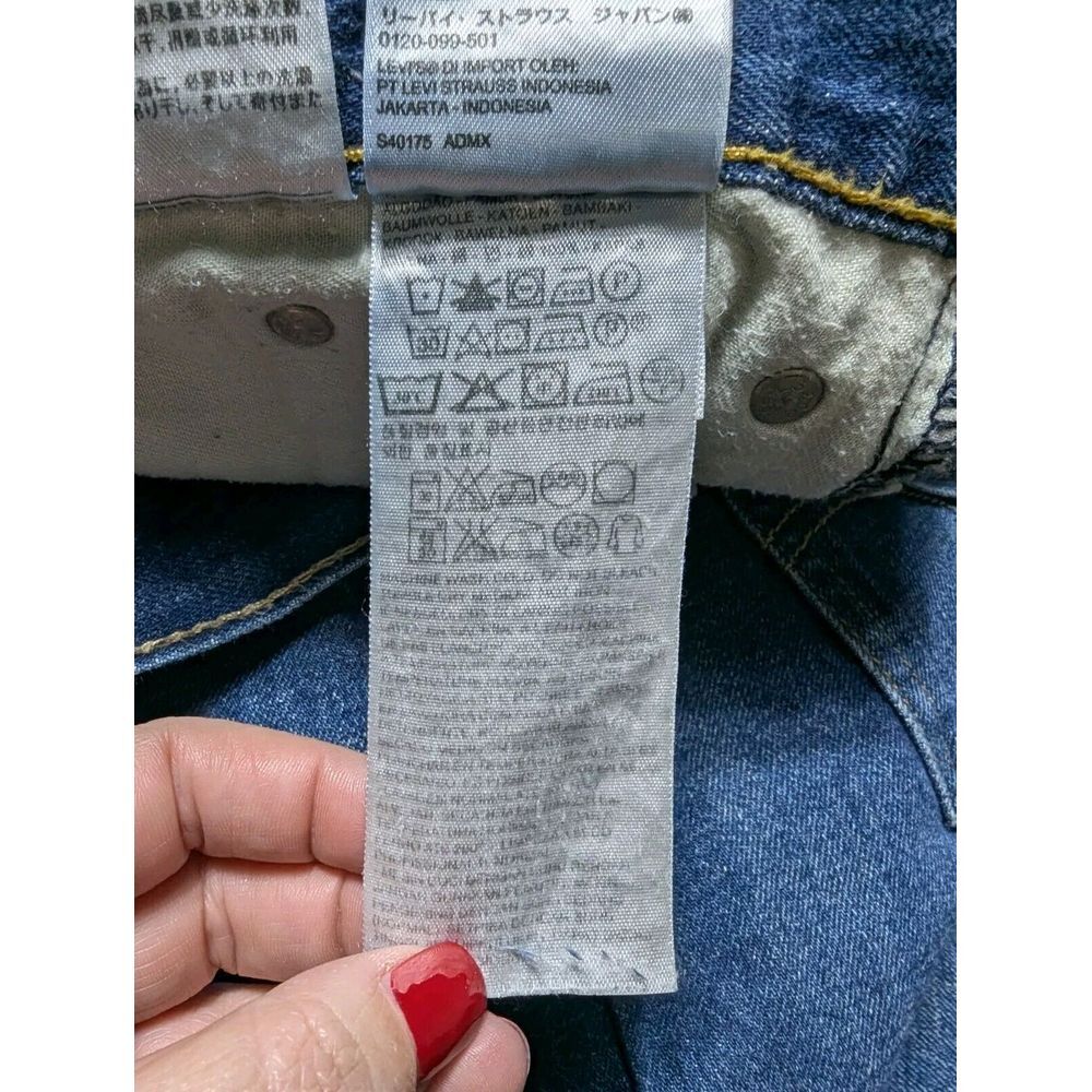 Levi's 514 Straight Leg Jeans Men's Size 38x30 Medium Wash - Picture 4 of 14